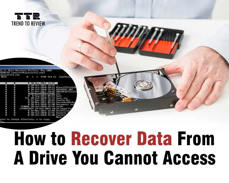 How to Recover Data from a Drive You Cannot Access