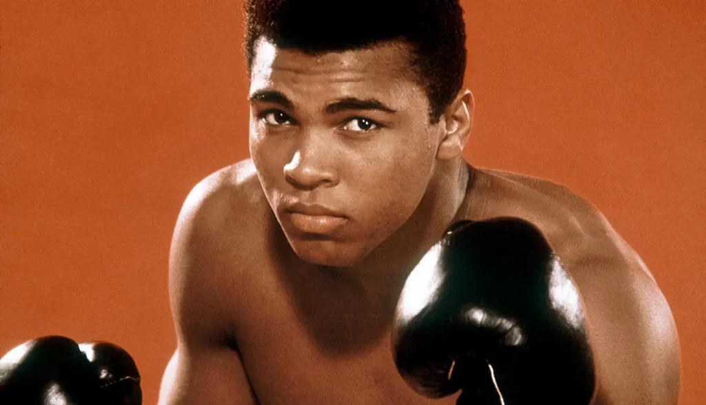 Our favourite One of the top heavyweight boxers of all time Muhammad Ali in his prime